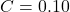 C=0.10