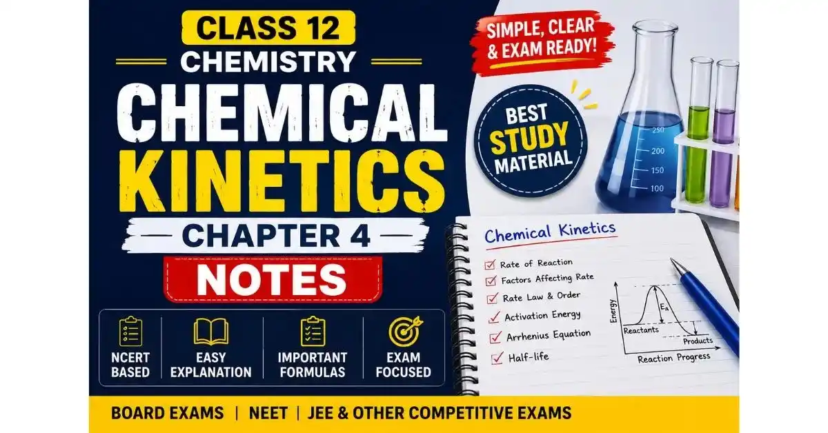 Chemical Kinetics Class 12 Notes Chapter 4 | Chemistry Notes PDF