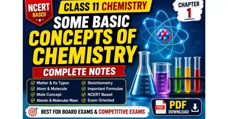 Some Basic Concepts of Chemistry Class 11 Notes