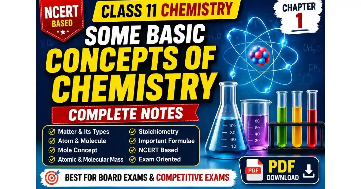 Some Basic Concepts of Chemistry Class 11 Notes