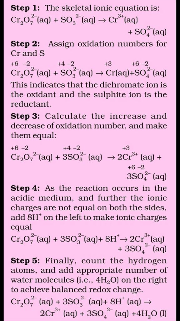 Redox Reactions Class 11: Short and Easy Notes