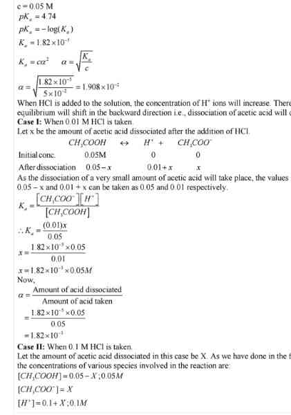 Ncert Solution of Ionic Equilibrium: Class 11th Free Pdf download 