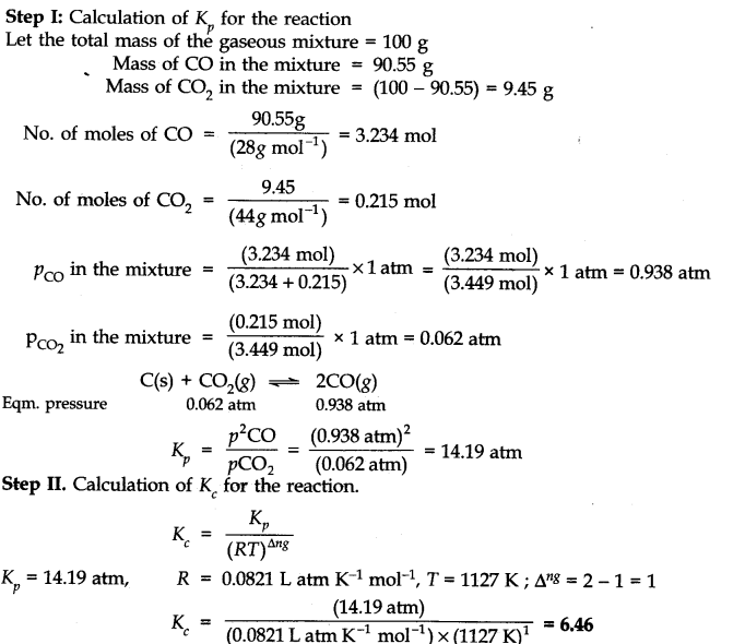 Ncert solutions of chemical equilibrium class 11 pdf: free download 