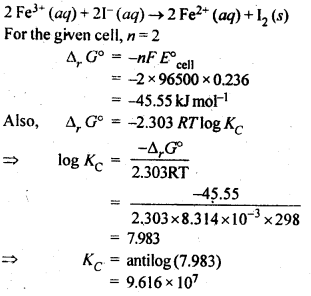 Ncert Solution of Electrochemistry: For Class 12th, Free Pdf Download 