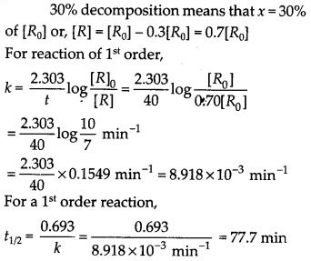 Ncert Solutions of Chemical Kinetics: Free Pdf Download for Chemistry 12th 