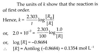 Ncert Solutions of Chemical Kinetics: Free Pdf Download for Chemistry 12th 