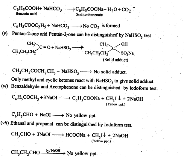 Aldehydes Ketones Carboxylic acids: Ncert Solution Free Pdf Download For 12th 