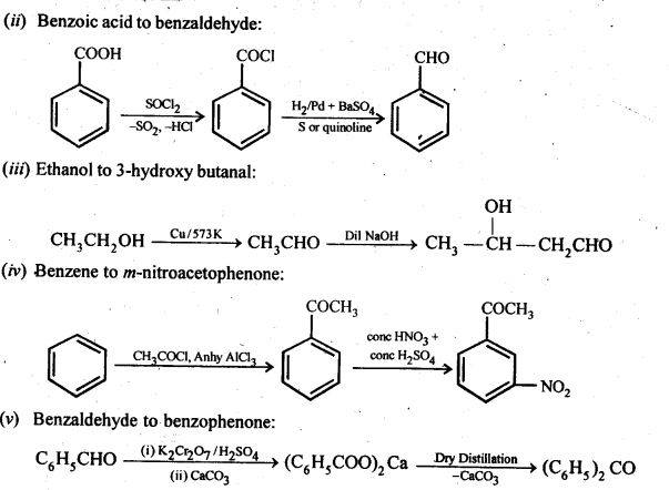 Aldehydes Ketones Carboxylic acids: Ncert Solution Free Pdf Download For 12th 