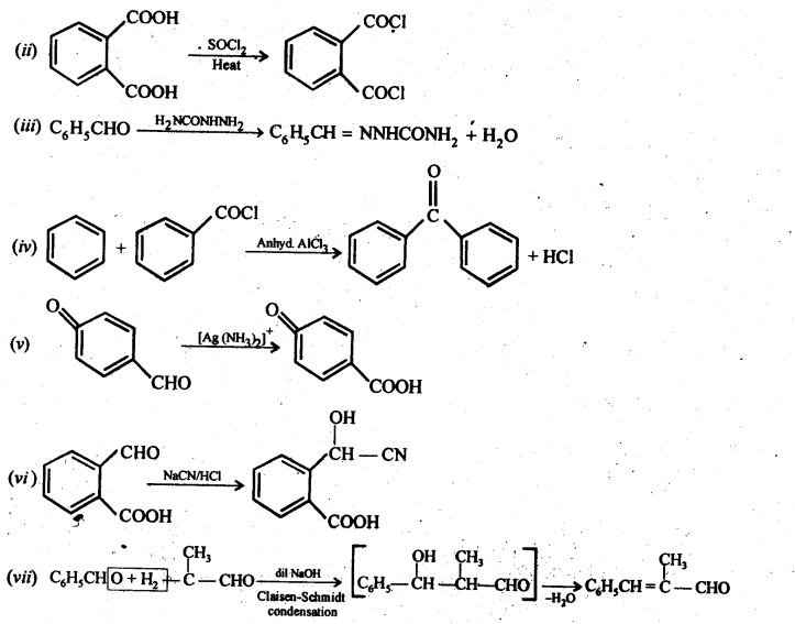 Aldehydes Ketones Carboxylic acids: Ncert Solution Free Pdf Download For 12th 