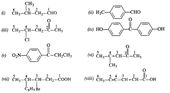 Aldehydes Ketones Carboxylic acids: Ncert Solution Free Pdf Download For 12th 