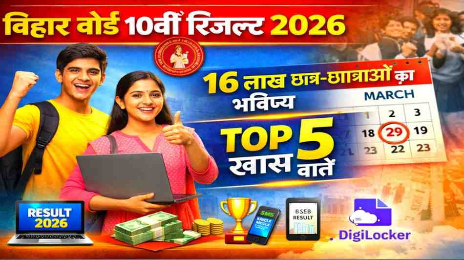 Bihar Board 10th Result 2026 Live Update, Date, Time, How to Check