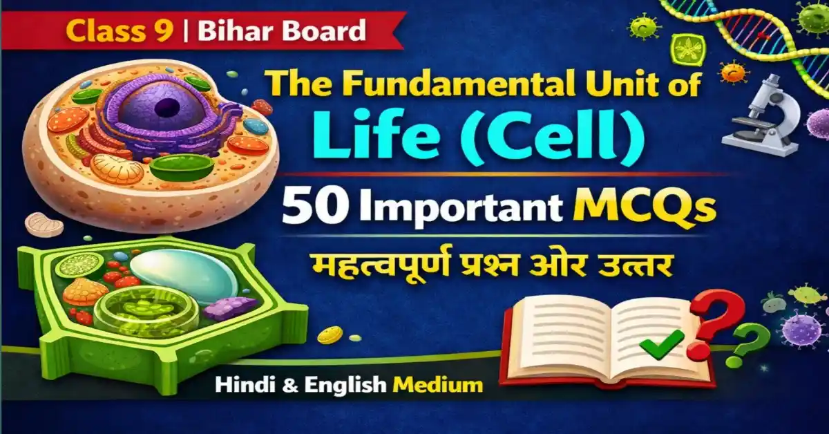 Class 9 Science MCQs The Fundamental Unit of Life (Cell)