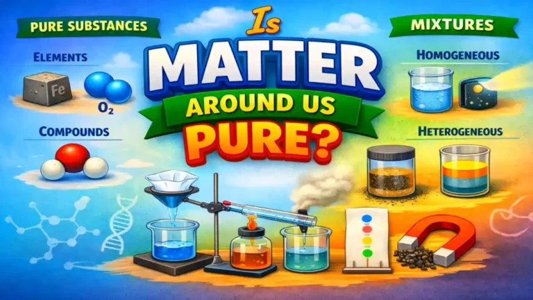 Is Matter Around Us Pure Class 9 Notes | NCERT Easy Guide