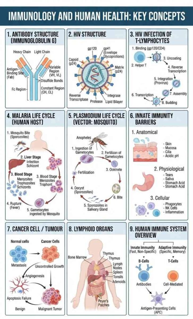 Human Health and Disease Class 12 Notes in Hindi | Bihar Board 2027
